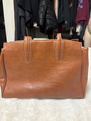 Bolso de cuero sintetico