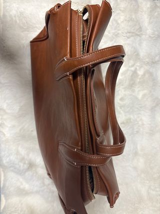 Bolso de cuero sintetico