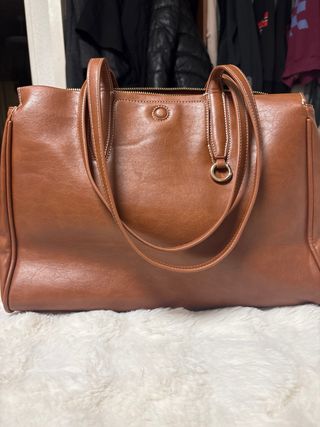 Bolso de cuero sintetico