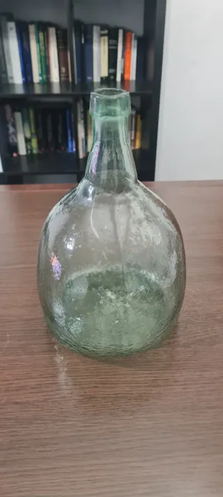Damajuana Vidrio Soplado ovalada Vintage 5L