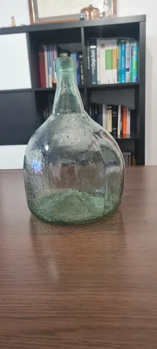 Damajuana Vidrio Soplado ovalada Vintage 5L