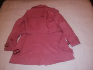 Gabardina Zara Rosa Talla M