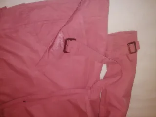 Gabardina Zara Rosa Talla M
