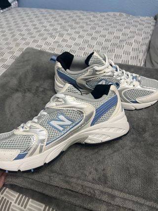 Zapatillas New Balance 530 Running Plata/Blanco