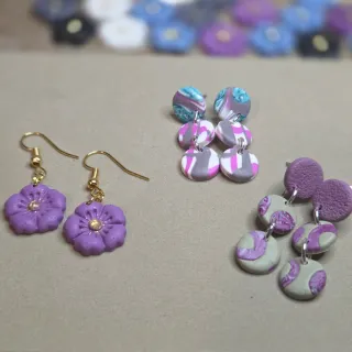 Pack Pendientes Arcilla Polimérica