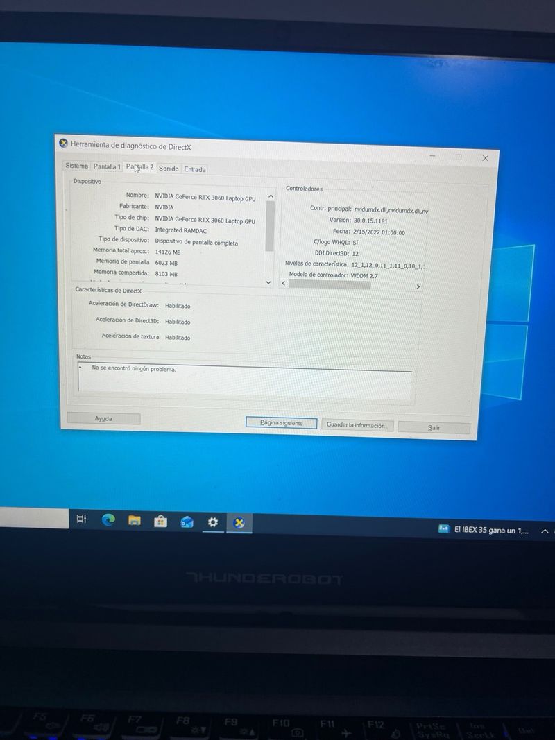 Portátil Thunderobot RTX 3060 afbeelding 9