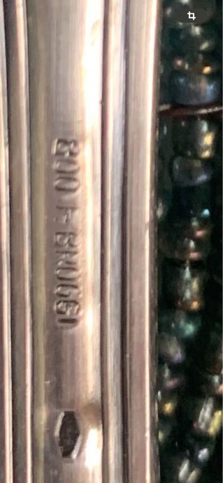 Raro Servizio Argento 800 F.lli Broggi Anni 50