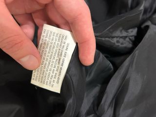 Chaqueta Bomber Motorsport Cuero y Lana talla L