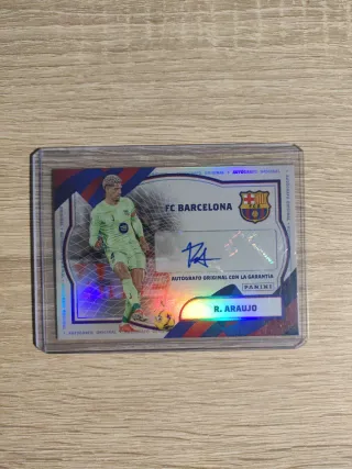 Autografo original Araujo Panini club /100