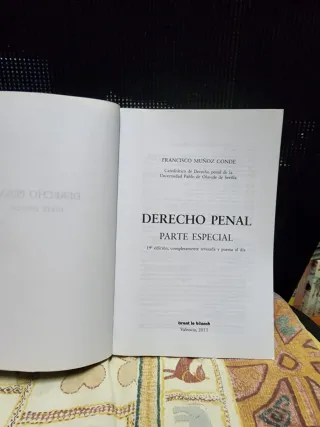 Derecho Penal Parte Especial 19a edicion