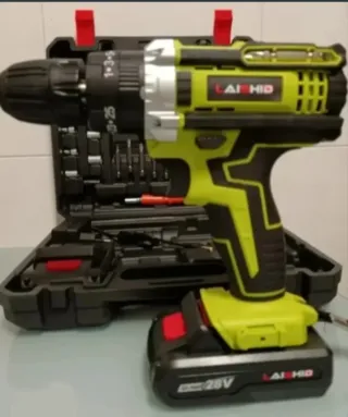 Taladro Atornillador Inalámbrico (2 Baterías)