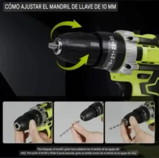 Taladro Atornillador Inalámbrico (2 Baterías)