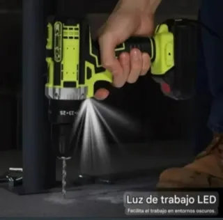 Taladro Atornillador Inalámbrico (2 Baterías)
