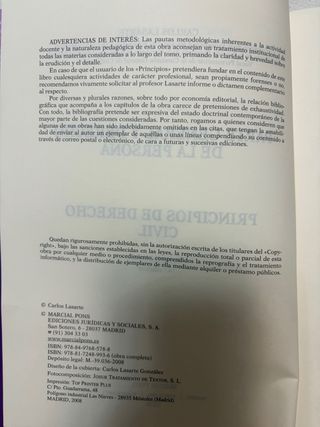 Parte general y derecho de la persona