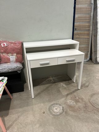 Escritorio extensible blanco Alterego