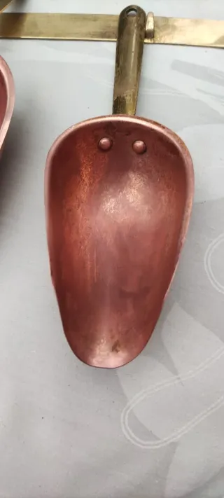 Juego Cucharas Medidoras Cobre Vintage