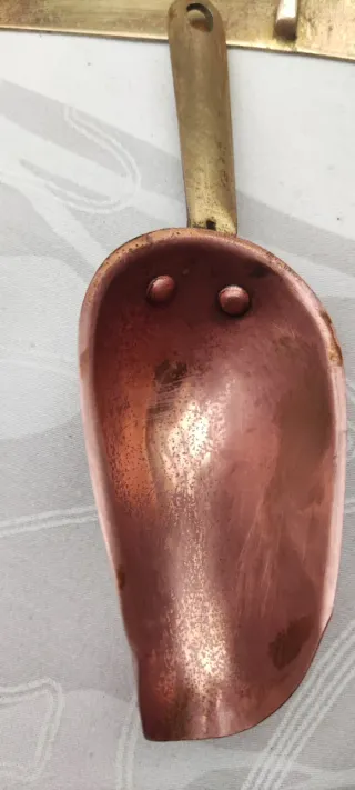 Juego Cucharas Medidoras Cobre Vintage