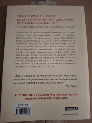Libro La Magia del orden.