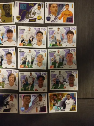 Lote cromos R.Madrid Liga Este