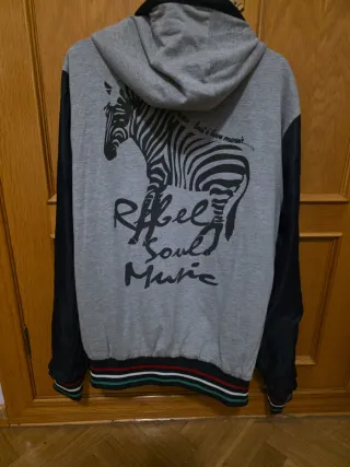 Chaqueta Cortavientos Reversible Chico Talla L