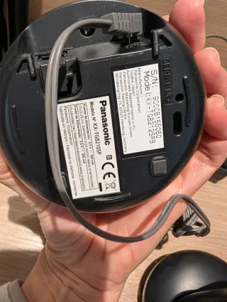 2x Teléfonos Inalámbricos Panasonic Negros