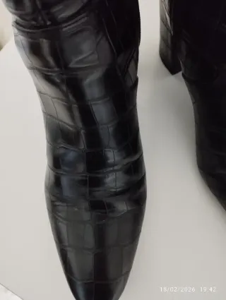 Botines Mango T38 negros