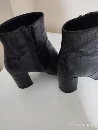 Botines Mango T38 negros