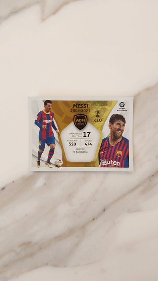 Cromo Messi 2021-22 Panini Fútbol
