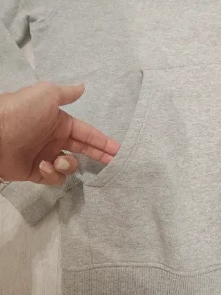 Felpa The North Face Grigia con Cappuccio