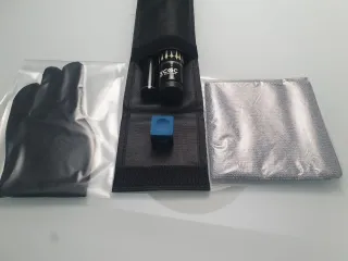 Funda para Taco Billar, Guante, Tiza y Paño