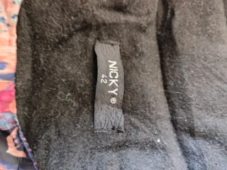 Abrigo largo mujer Nicky negro