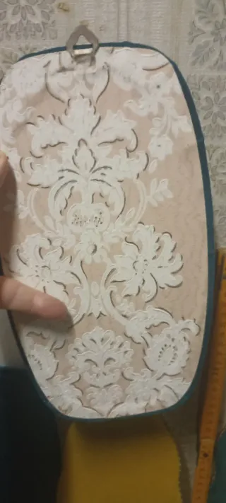 6 Pannelli legno e velluto misura cm 27