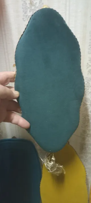 6 Pannelli legno e velluto misura cm 27