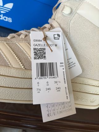Adidas Gazelle Botines Beige