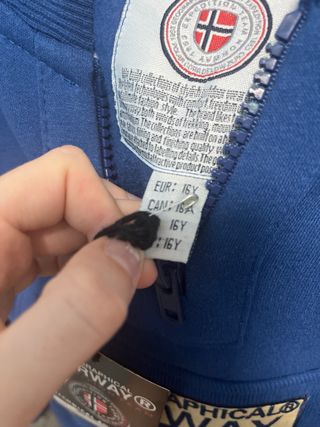 Sudadera Geographical Norway Azul