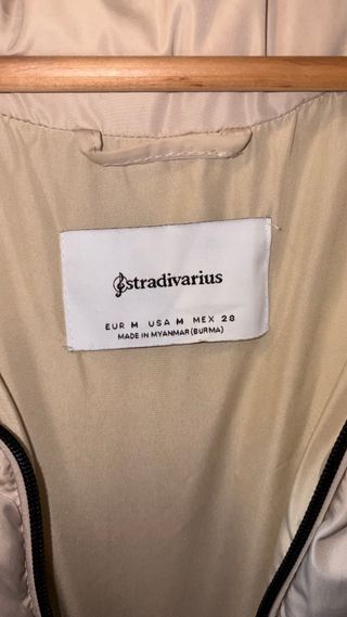 Chaleco acolchado beige