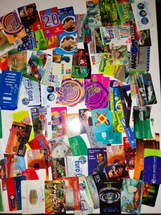 132 Cartões Telefónicos Antigos - Lote