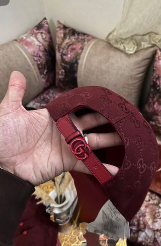 Gorra Gucci Roja GG Monogram