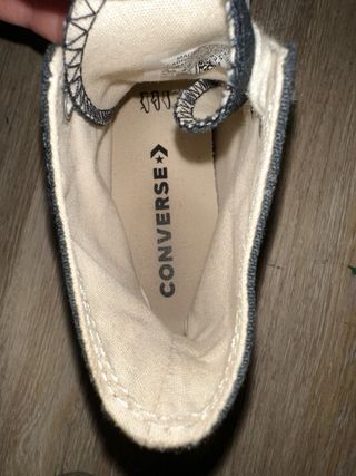 Converse negras plataforma