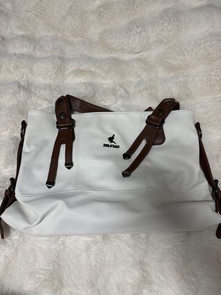 Bolso Zmuniao blanco y marrón