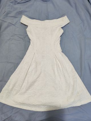 Vestido Bershka branco S