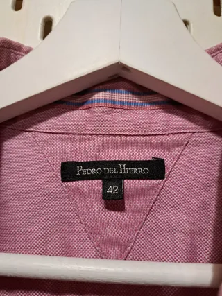 Camisa Pedro del Hierro Rosa Talla 42