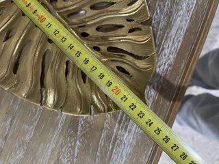 Centro de Mesa Hojas Doradas