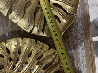 Centro de Mesa Hojas Doradas