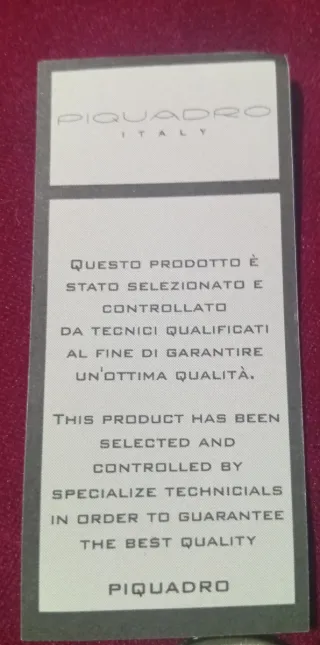 Piquadro Portachiavi Pelle Gialla e Metallo