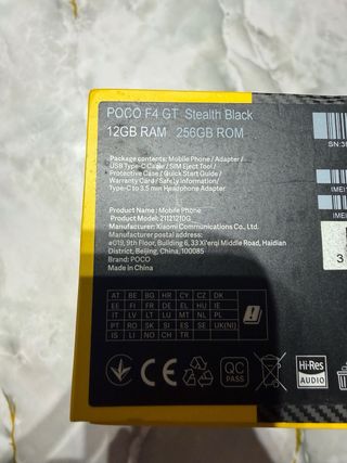 Poco F4 GT 12GB/256GB HyperOS 2.0.3.0