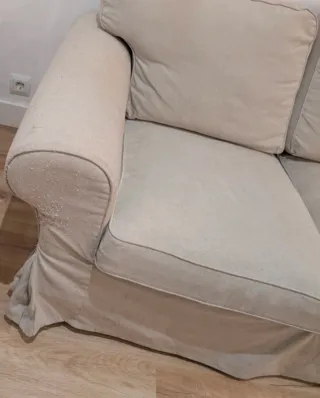 Sofá 3 plazas Ektorp Beige Ikea