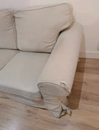 Sofá 3 plazas Ektorp Beige Ikea