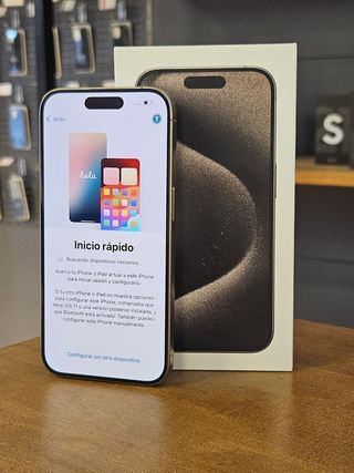 IPHONE 15 PRO 128GB TITANIO BATERIA 88%