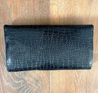 Bolso cartera larga negra